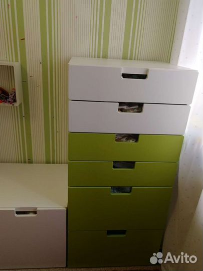 Детская мебель IKEA стува шкаф и комод