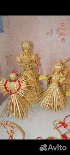 Сувениры, подарки из соломки