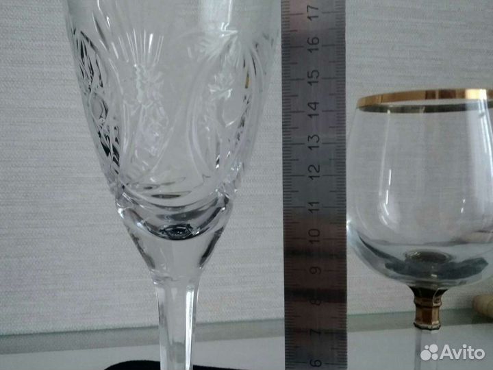 Фужеры хрустальные СССР