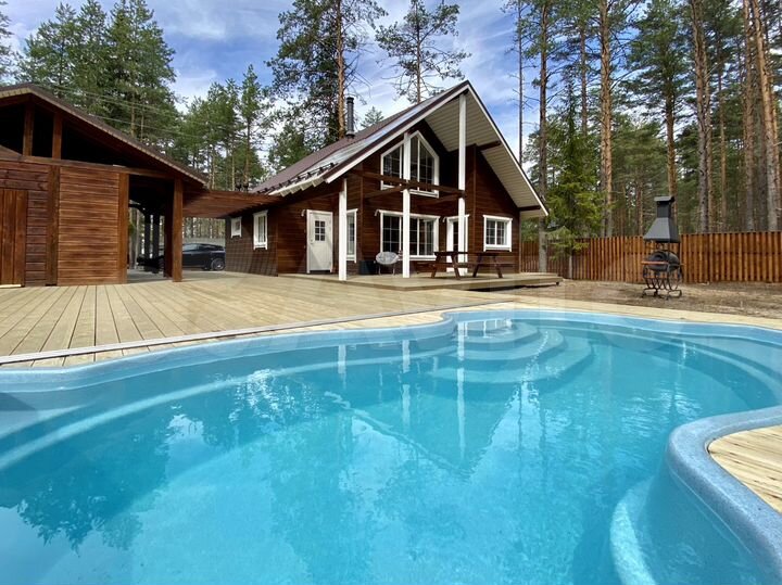 Коттедж 92,6 м² на участке 10 сот.