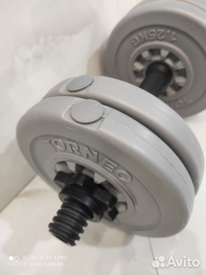 Гантели разборные