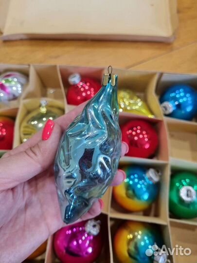 Набор елочные шары гдр