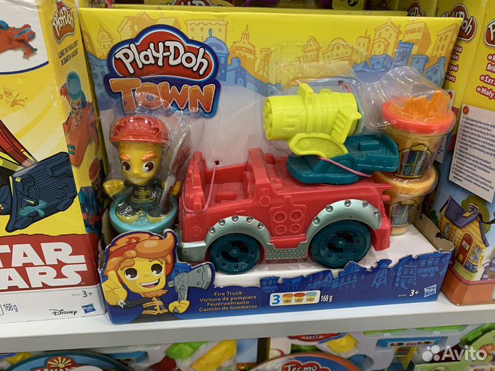 Play doh пожарная машина