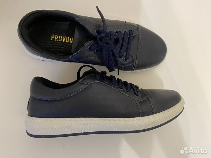 Кожаные кеды, кроссовки, слипоны 35 размер