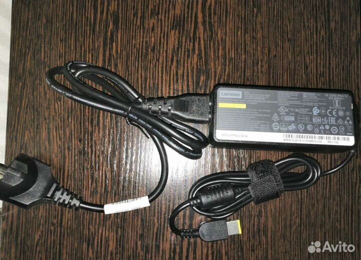 Блок питания 65w для ноутбука lenovo 20v 3.25a