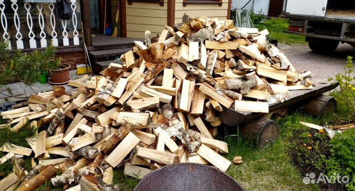 Дрова качественные от 1 куба любых древесных пород