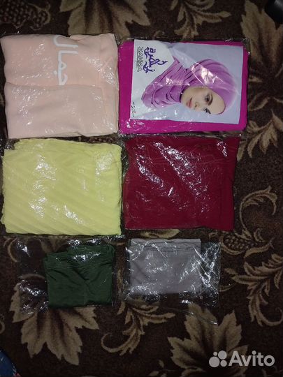 Хиджабы готовые, палантины и балаклавы мусульманск
