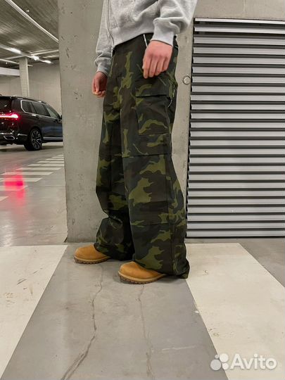 Штаны карго vetments type