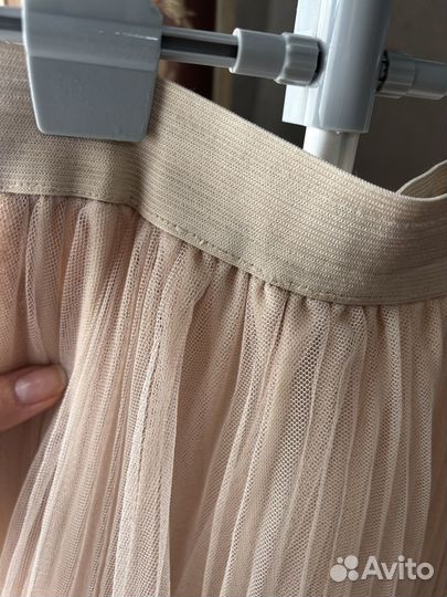 Юбка пачка из фатина женская гофрированная