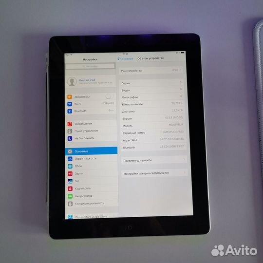 iPad 4 поколения 32GB WiFi