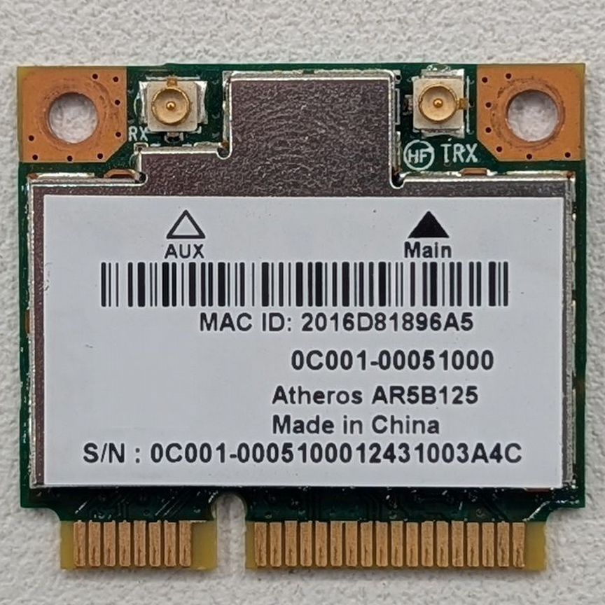 [0C001-00051000] Wi-Fi Модуль Ar5b125 Atheros, Asu