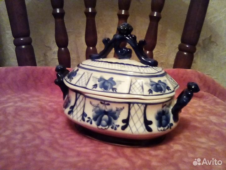 Посуда гжель ручной работы