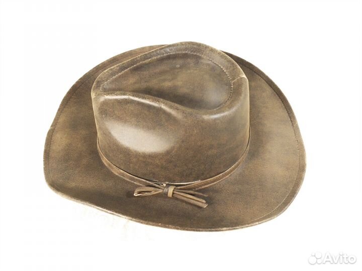 Шляпа мужская ковбойская Мексика кожа 