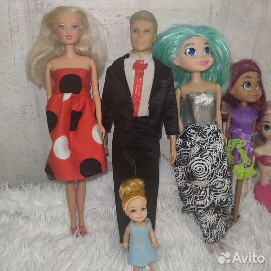 Куклы пакетом игрушки для девочек