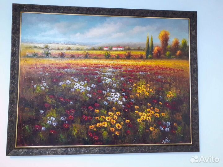 Картина маслом на холсте пейзаж