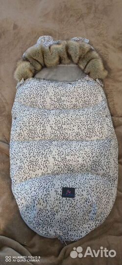 Зимний конверт в коляску