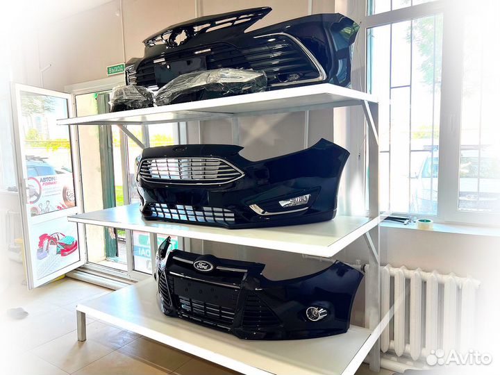 Бампер передний на Ford Focus III - Новый