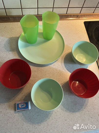 Набор посуды для пикника, 7 предметов