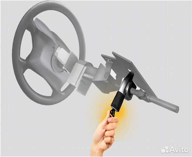 Блокиратор рулевого вала garant blok флим