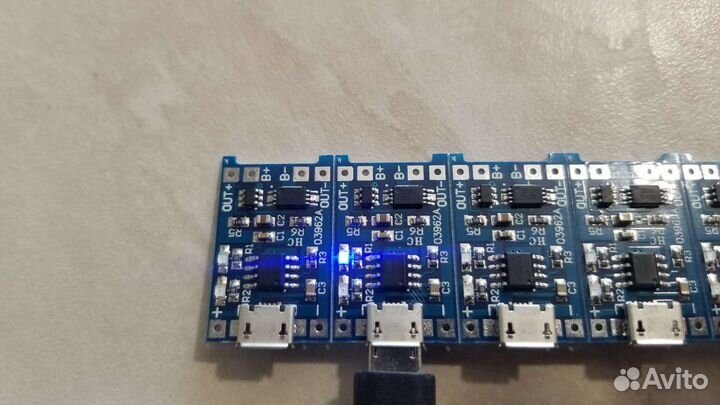 Плата bms microUSB Li-ion аккумуляторов