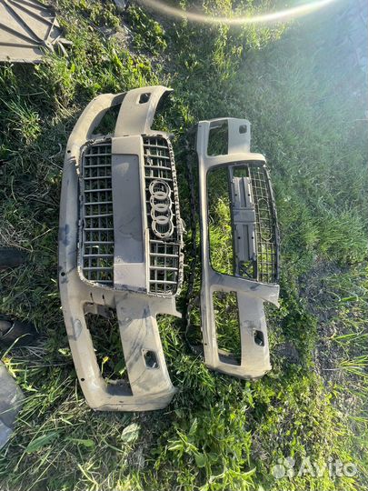 Бампер передний audi q7