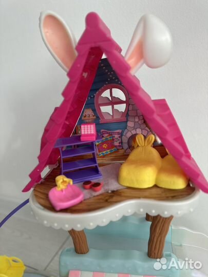 Домик с горкой энчантималс лыжный домик