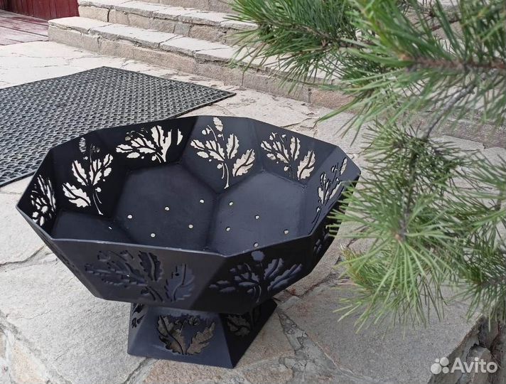 Костровая чаша мангал с вашим логотипом