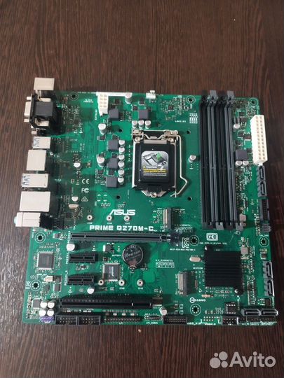Материнская плата asus prime Q270M-C 1151