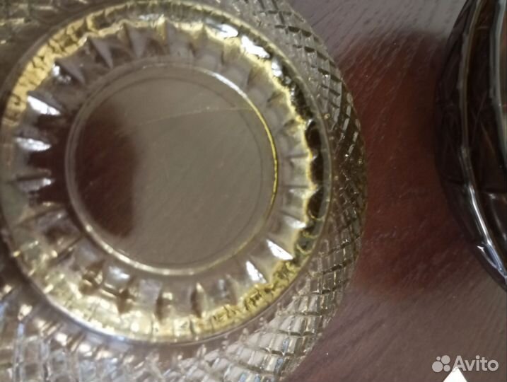 Стеклянные конфетницы 50 годов