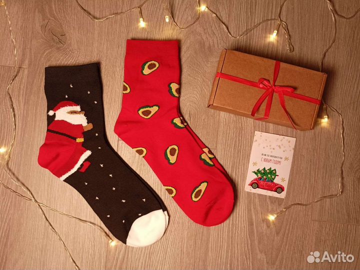 Новогодние носки