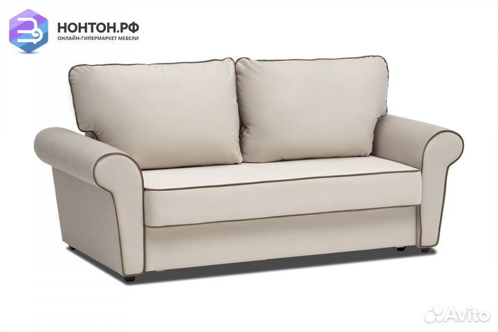 Диван еврокнижка Прованс бежевый