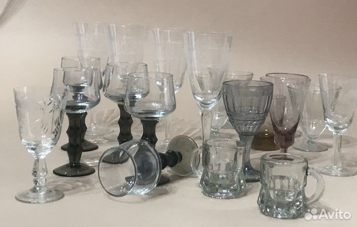 Рюмки лафитники старые