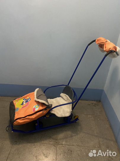 Санки на колесах