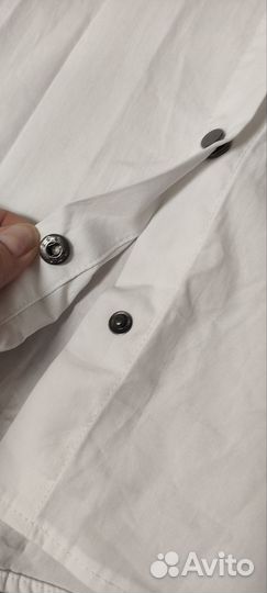 Рубашка белая для девочки 140