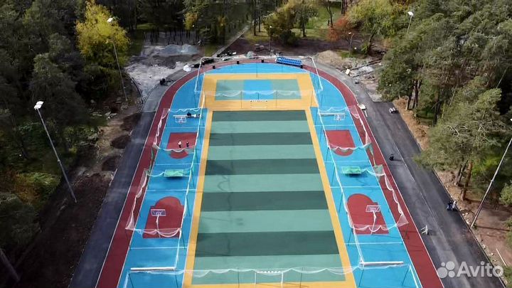 Покрытие из резиновой крошки