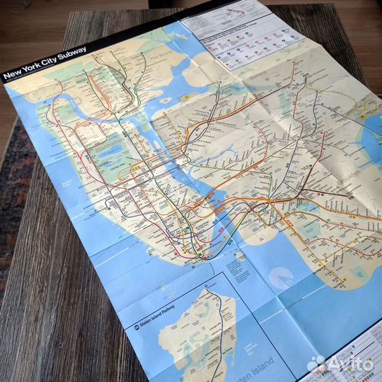 Карта Нью Йорка метро New York subway