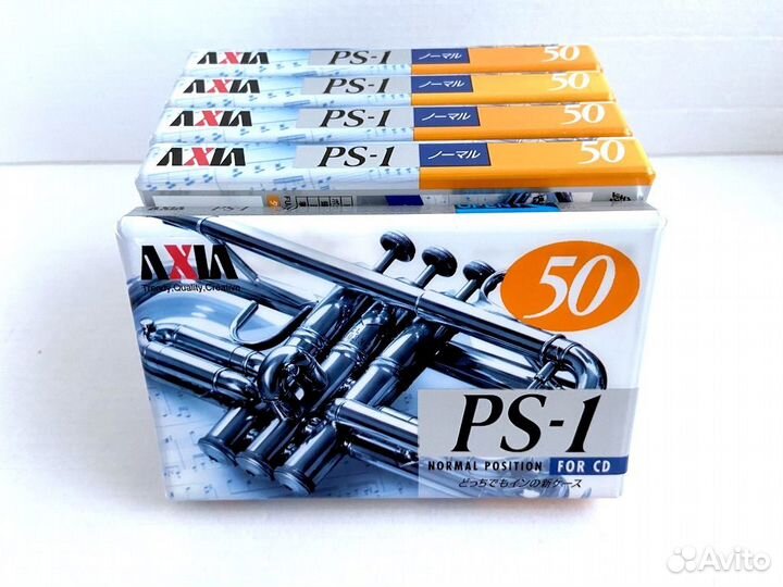 Аудиокассета кассета Axia (Fuji) PS-1 50 - 1996 г