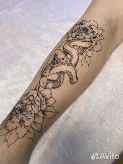 Модель на тату