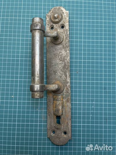 Дверная ручка латунь старинная