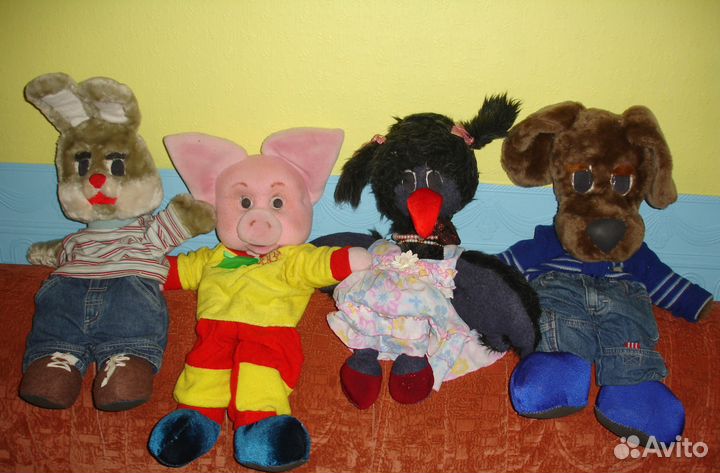 Хрюша,Степашка,Филя и Каркуша