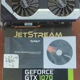 Видеокарта gtx 1070 8gb Palit Jeatsream