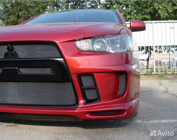 Бампер передний extreme mitsubishi lancer X