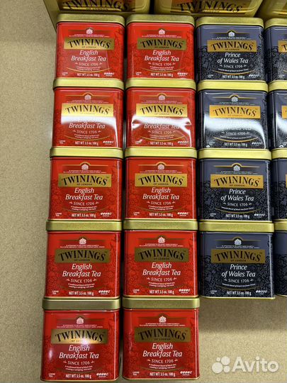 Twinings чай черный, черный с бергамотом