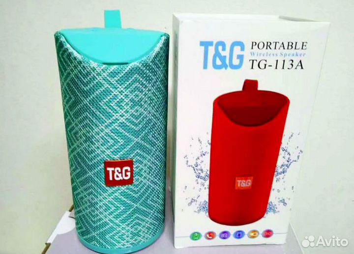 Колонка + Флешка + Радио + Bluetooth + AUX 3.5 Мм