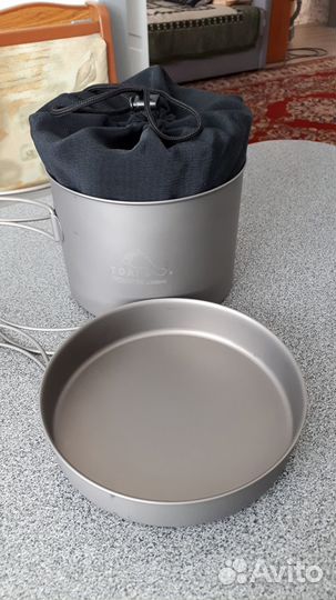 Котелок титановый походный