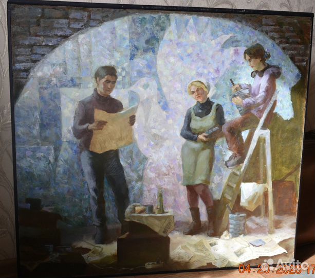 Картина на холсте, маслом 