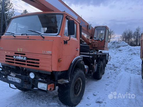 Аренда и услуги автокрана-вездехода, 25 т, 22 м, с гуськом 7.5 м