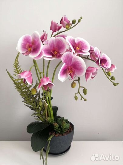 Орхидея искусственная в ассортименте