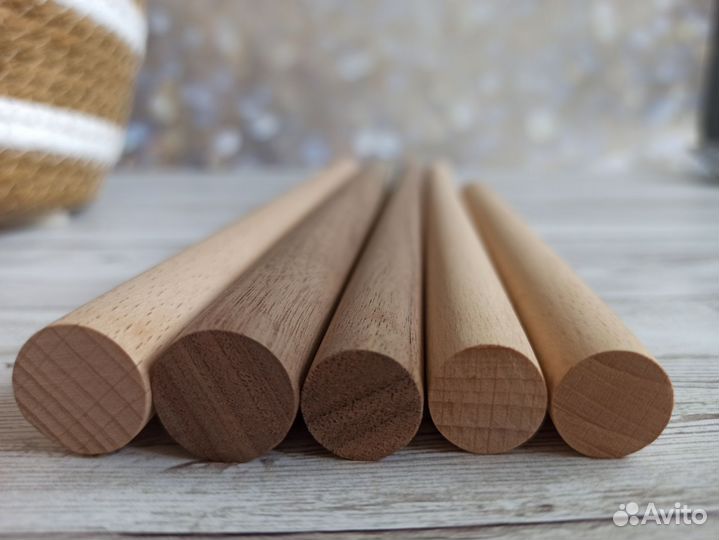Буковые палочки для макраме для рукоделия