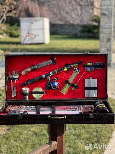 Шашлычные наборы в кейсе рыбака